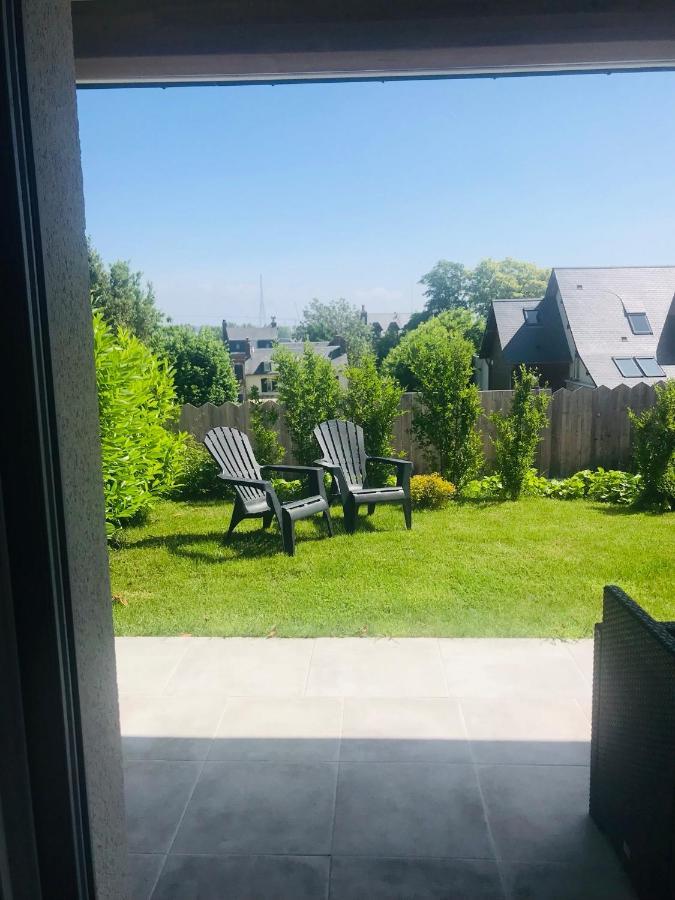 Bel Air Studios-terrasse Couverte-jardinet-vue Pont De Normandie-parking Prive Appartement Honfleur